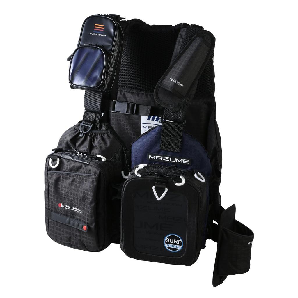 mazume Red Moon Life Jacket Surf Special III MZLJ-830 Black