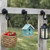 Retro Style Wall-Mounted Shelf Decorative Horticultural Hooks Cast Iron Wall Hooks  Outdoor Patio