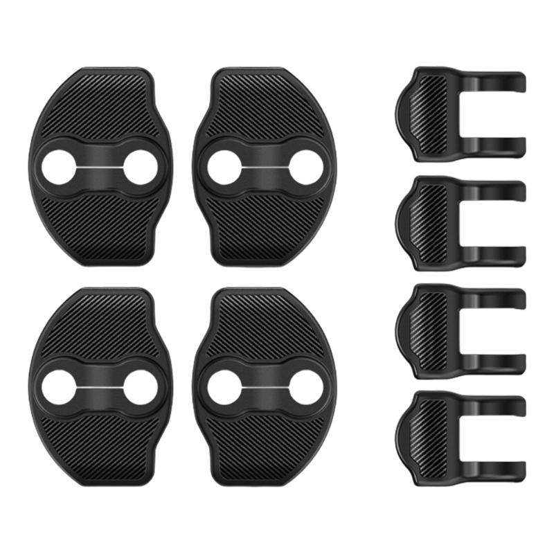 Door Lock Buckle Covers Door Lock Protectors Set Anti Scratch Door Cushion Set Long Lasting Durability for Vehicles
