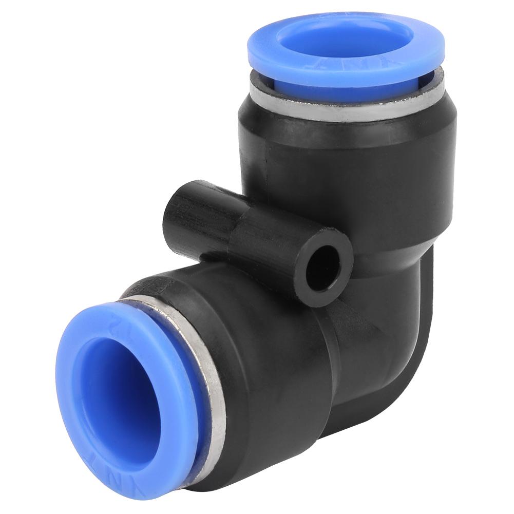 

10Pcs Plastic Equal Elbow Quick Connect Pneumatic Air Hose Tube Push Fitting PV 12 (12mm)