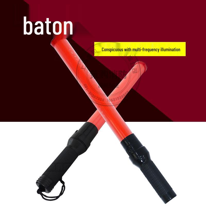 LED Traffic Baton: Handheld Emergency Rescue & Warning Glow Stick No