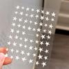 Simple Laser Silver Star Nail Art Stickers Holographic Colorful Self-Adhesive Star Decal Diy Manicure Star Slider