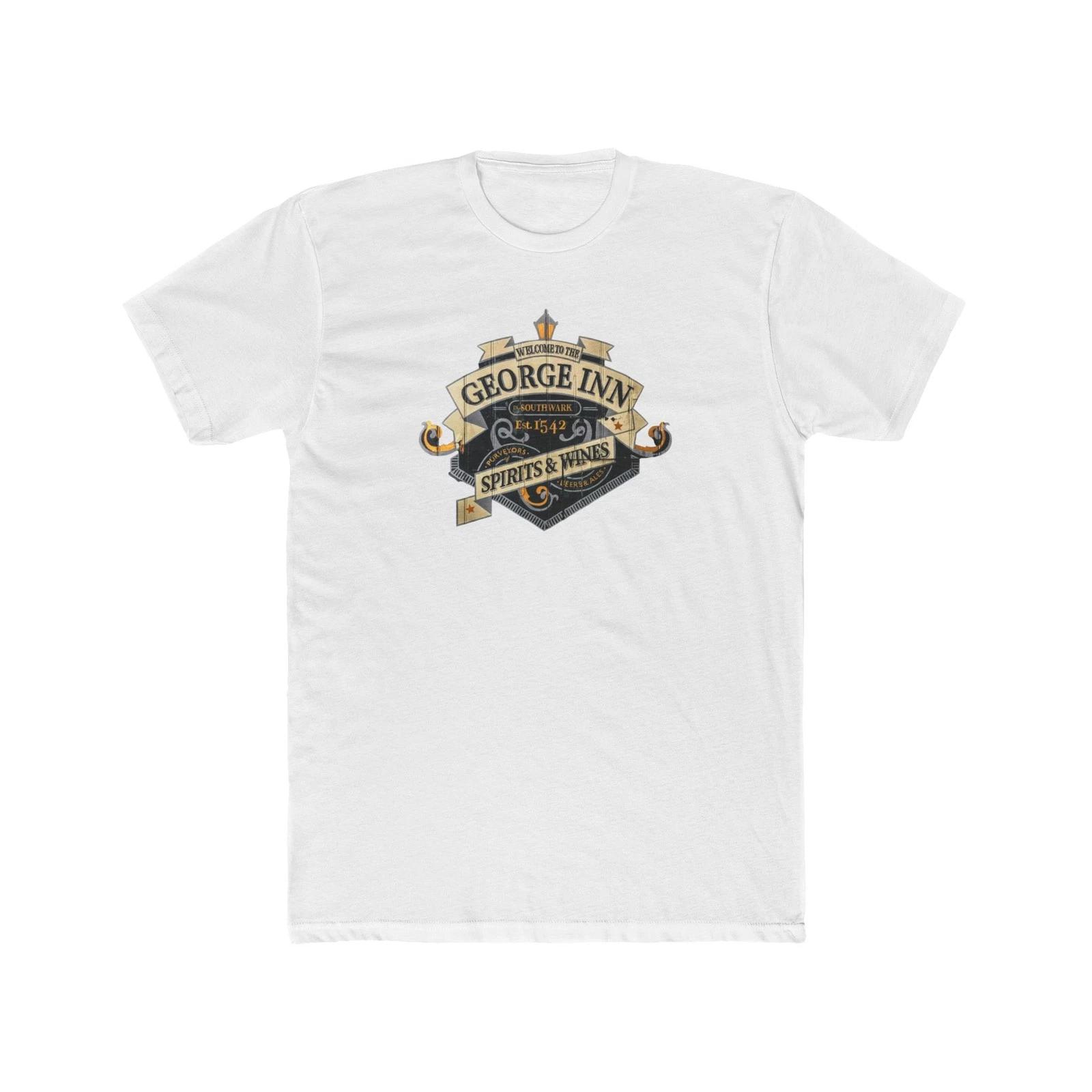 The George Inn London Pub Alehouse Men s Cotton Crew Tee United Kingdom England 4XL