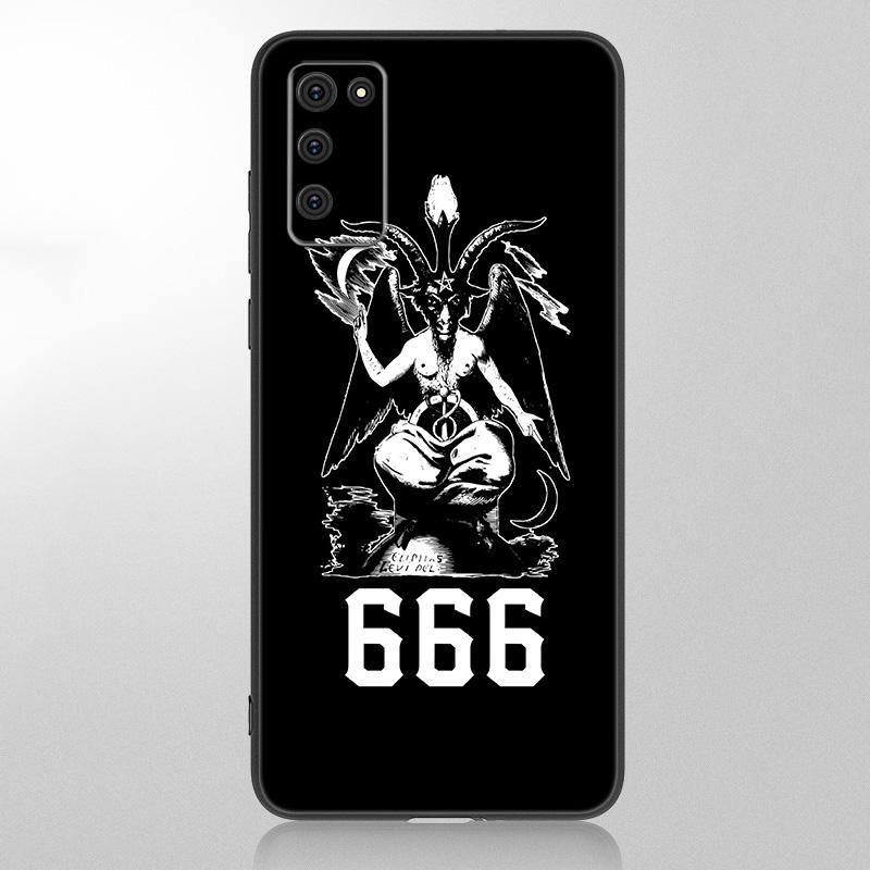 Husă Pentagram 666 Demonic Satanic pentru Samsung Galaxy A12 A02S A22 A32 A52 A72 A71 A51 A41 A31 A21 A11 A50 A70 A10S A20S