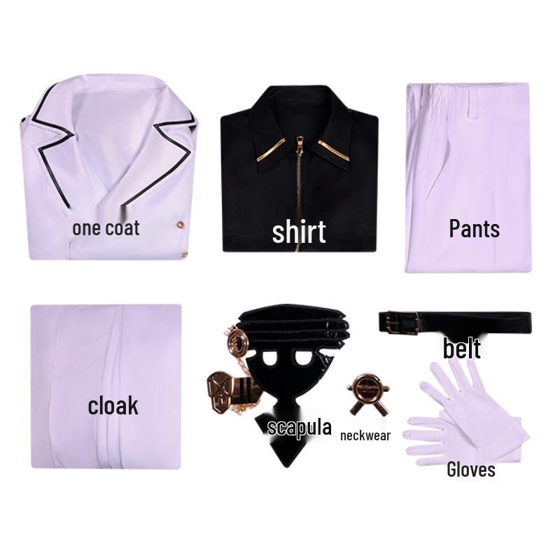 Seraph of the End Mikaela Hyakuya Cosplay Costume Set - Anime Stage Performance Attire