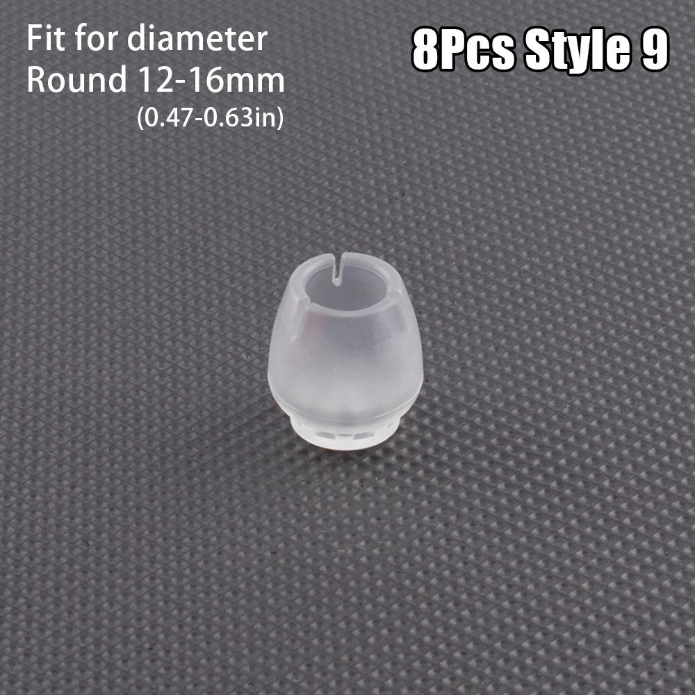 8 Stück Anti-Rutsch Tisch- und Stuhlbein-Kappen Verschleißfeste Möbelbeine Bodenschutz-Pads Verdickte PVC Transparente Beinabdeckungen