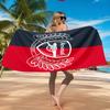 Arsenal Football Club Crest Printed Microfiber Beach Towel, Soft And Absorbent, Quick-Dry, Ideal for Summer Travel, Beach Essential, Swimming Pool