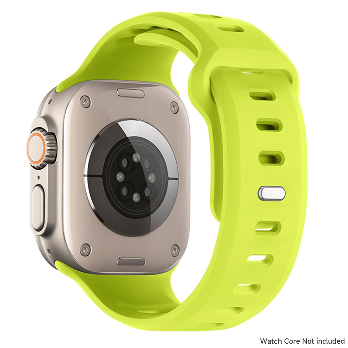 

Sport Band For Apple Watch Series11 10 9 8 7 6 SE3 Elastic Silicone Strap For Iwatch Ultra 3/2 49mm 38 40 41 44 46 45mm Bracelet 38-40-41MM