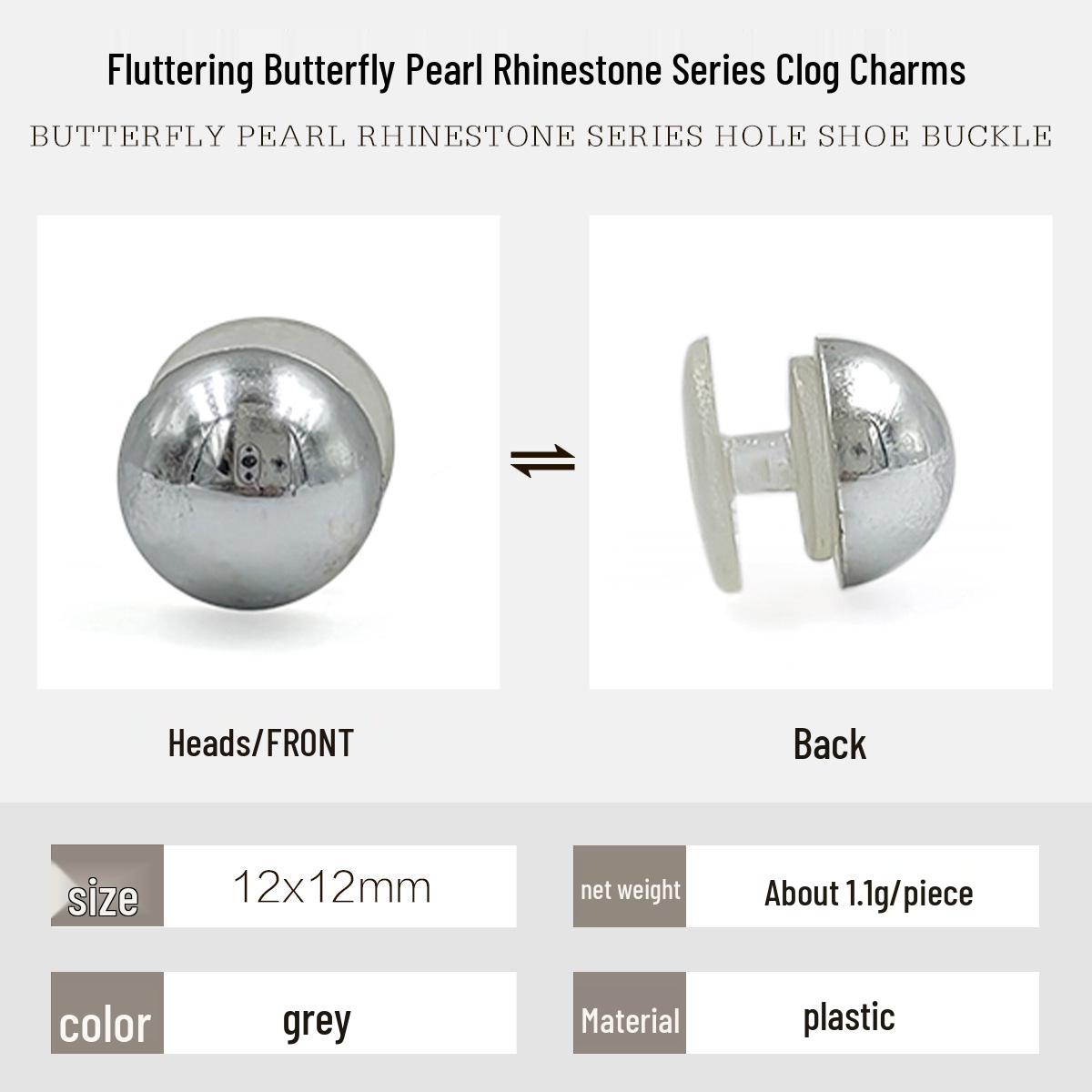 Съемные DIY украшения-бабочки для обуви