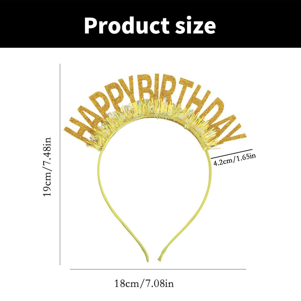 Festival Props Headwear Birthday Party Headband for Kids Family Lovely Glittering Headwear Party Gathering Accessories