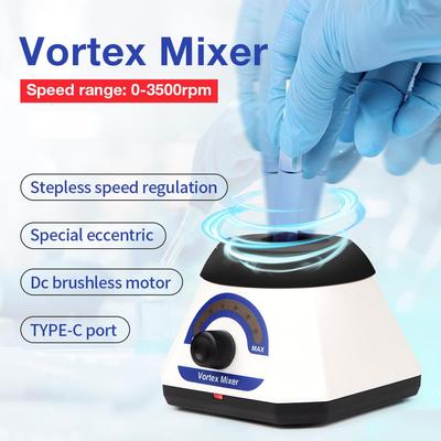 Small Vortex Mixer 3500rpm VM1 Small Test Tube Centrifugal Blender VM1S Infinitely Variable Speed Blender