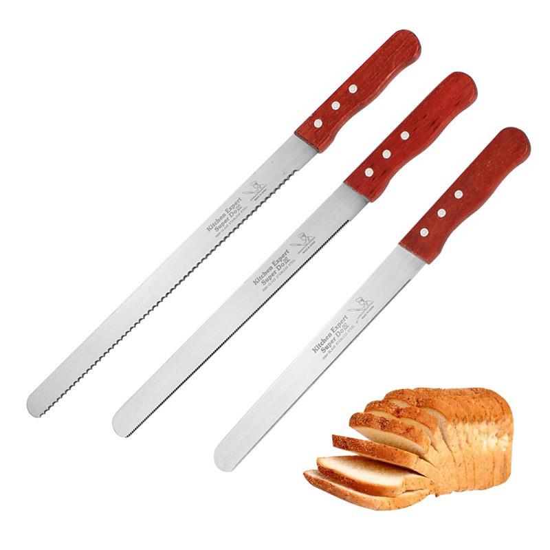 Stainless Steel Crumb-Free Serrated Bread & Cake Knife