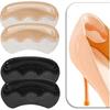 2025 4 Pairs Anti-Slip Heel Grips for Shoes Too Big, Gel Heel Liners & Pads for Loose Shoes, Self-Adhesive Back of Heel Cushion Inserts, Heel Blister