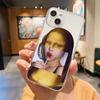 For iPhone 15 16 14 13 12 mini 11 Pro Max XS X XR SE 7 8 Plus Silicone Clear Cover Art Aesthetic David Mona Lisa Phone Case