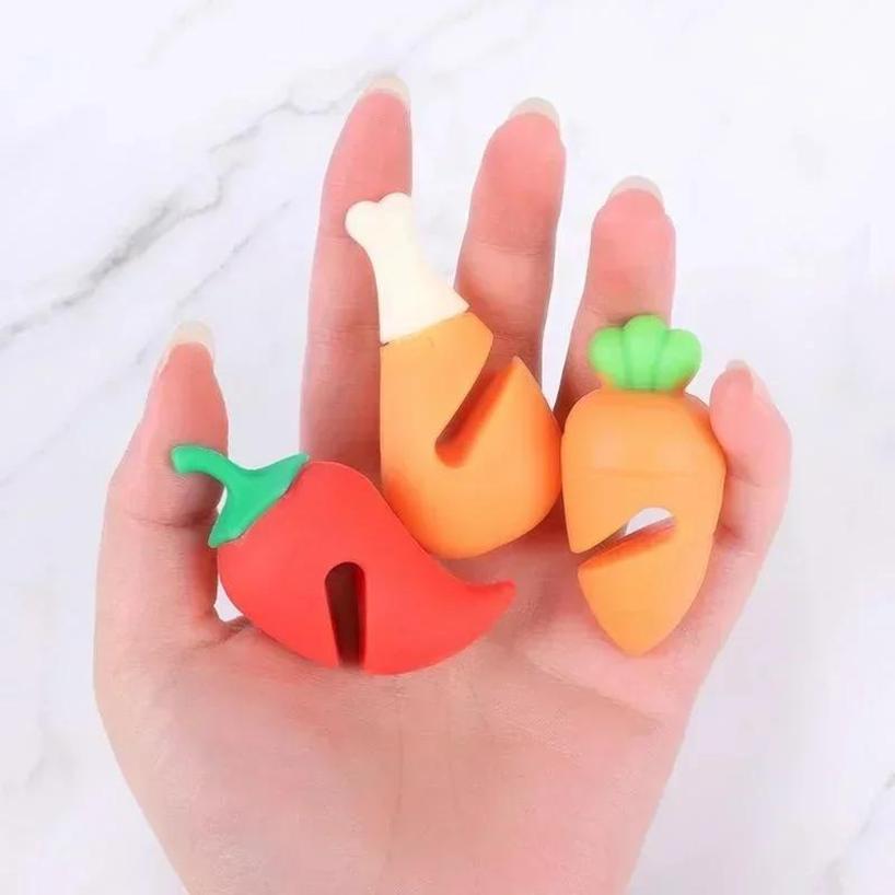 1 Pcs Kitchen Tools Silicone Pot Lid Anti-spill Rack Heat-resistant Anti-Overflow Stoppers Pot Cover Lifter Holder Tools