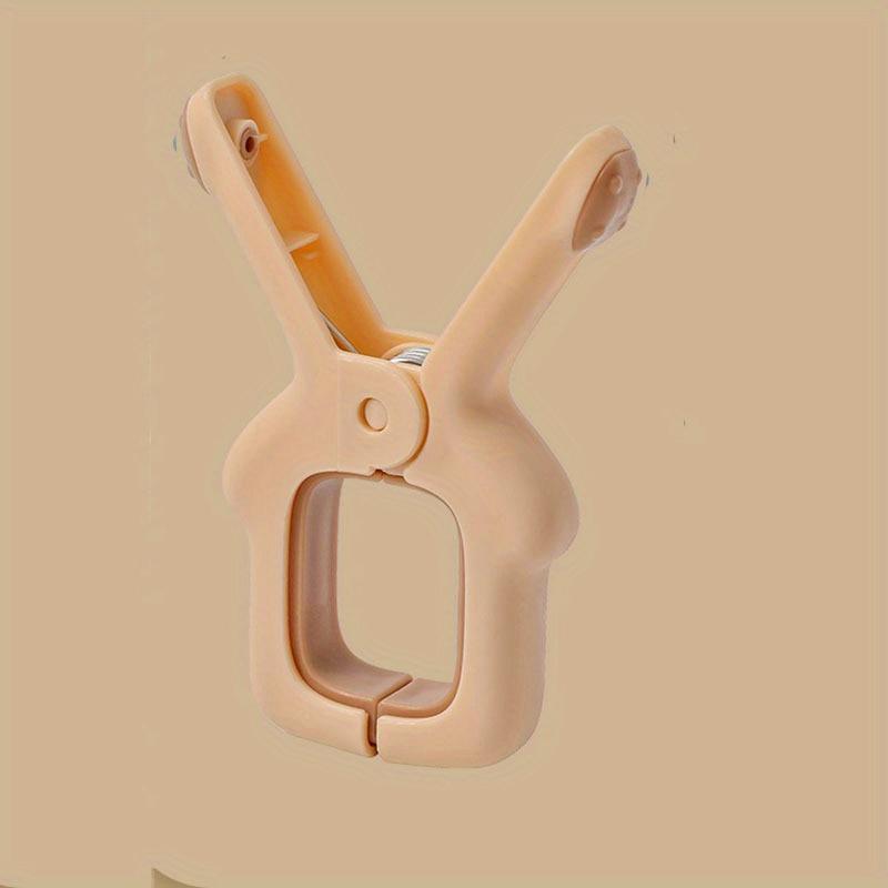 1pc Non-marking Windproof Clamps, Clothes Clamps, Outdoor Balcony Large Quilt Clamps, Large Plastic Clamps, Beach Towel Clip