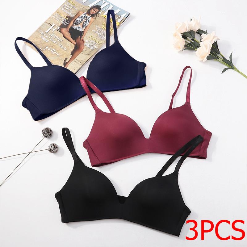 Breathable Bra 2 Bracelet Strapless Slim Seamless Without Rims Gather Sexy