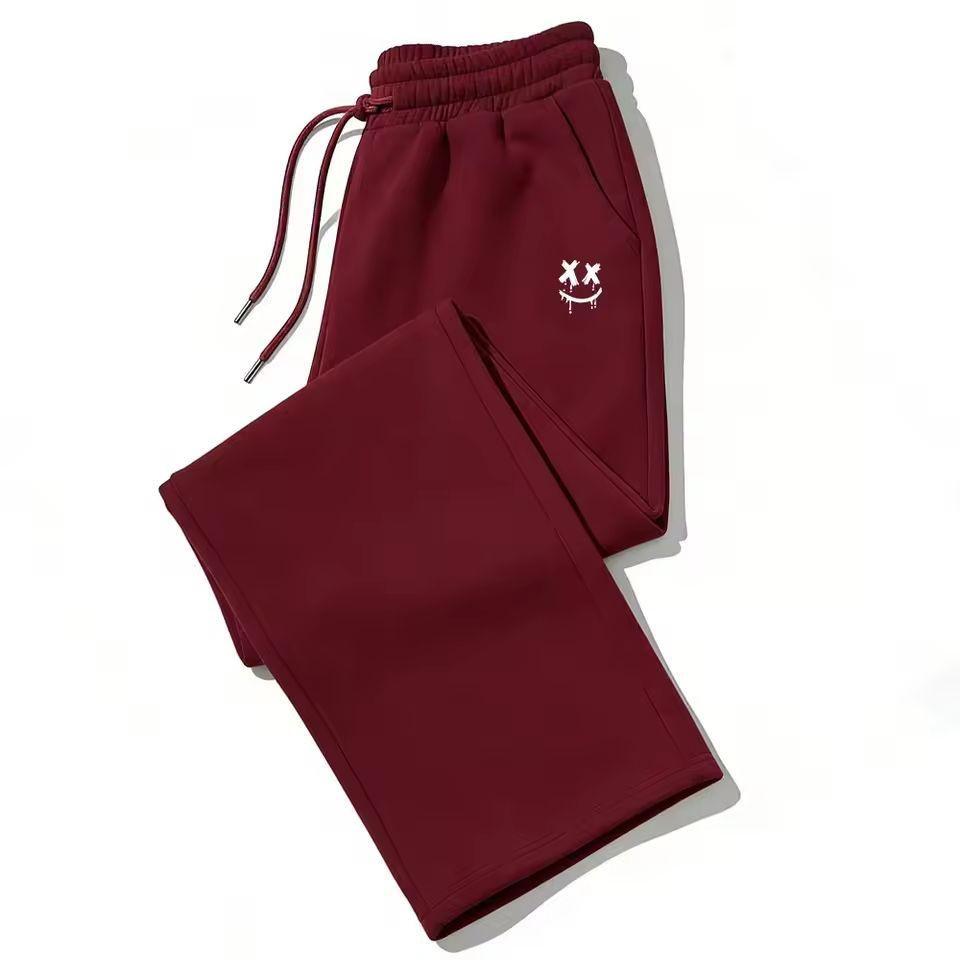 Y2K Gothic Print Unisex Lace-up Wide Leg Sweatpants
