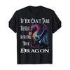 Men's "If You Can't Take the Heat Don't Poke the Dragon" T-Shirt - Black Dragon & Slogan Print, Soft Breathable Fabric, Loose Fit Casual Tee with