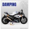 1/12 BMW HP4 Alloy Die Cast Racing Motorcycle Model Vehicle Collection Sound and Light Off Road Autocycle Toys Car