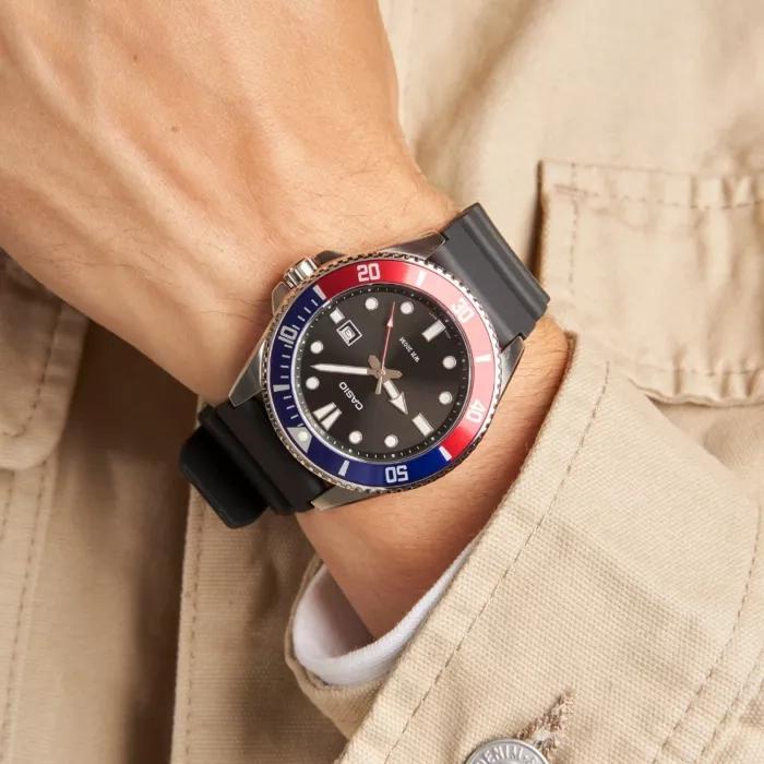 MEN'S WATCH CASIO MDV-107-1A3 (zd172b) + BOX