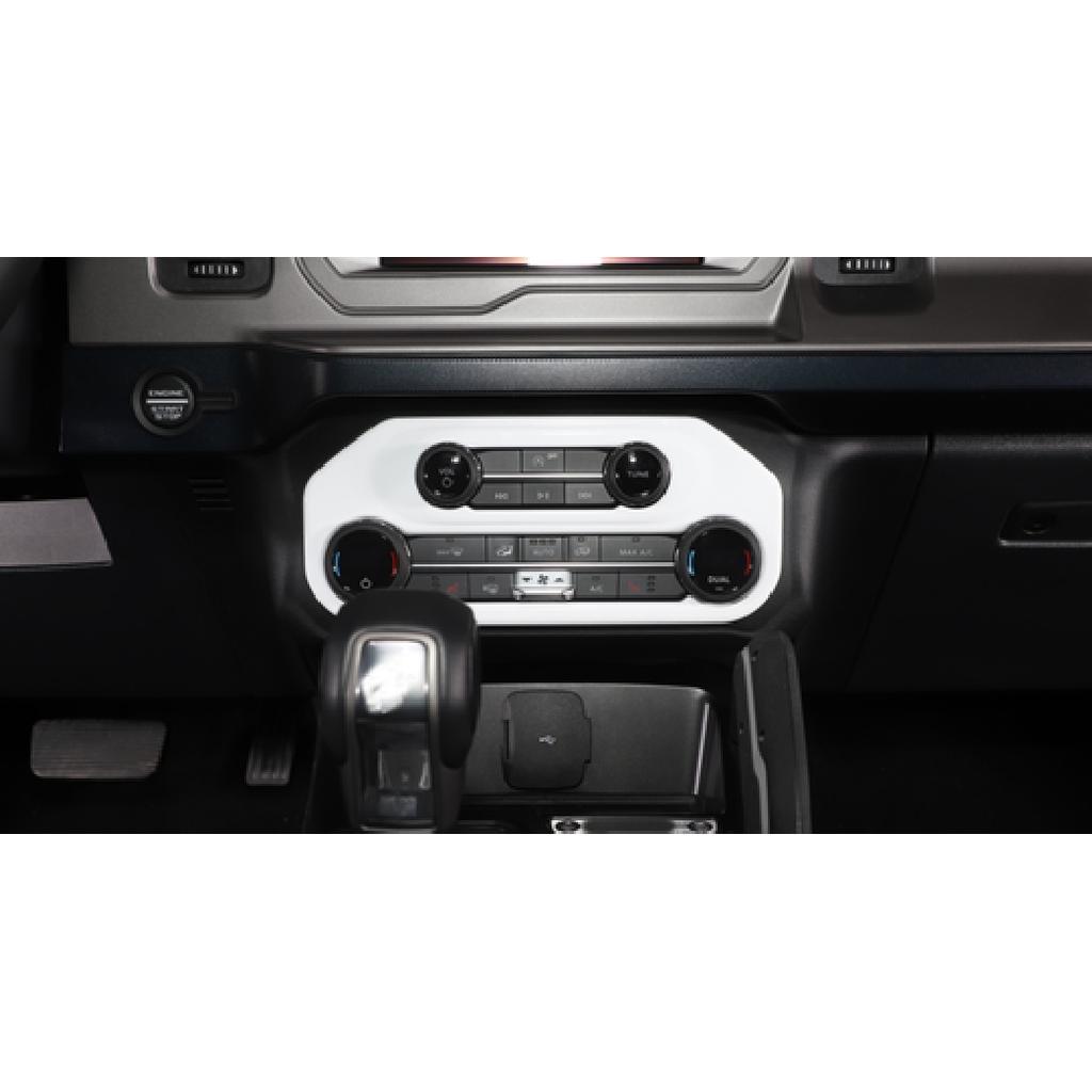 White Air Conditioner Switch Button Panel Cover Trim Bezel For Ford Bronco +