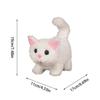 Tail Wagging Cat Plush Toy Head Shaking Walking Interactive Cat  Holiday Gift