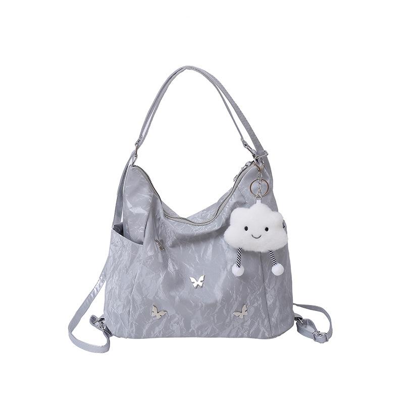 New tote bag large capacity commuter backpack spring and summer fashion versatile shoulder bag high texture backpack