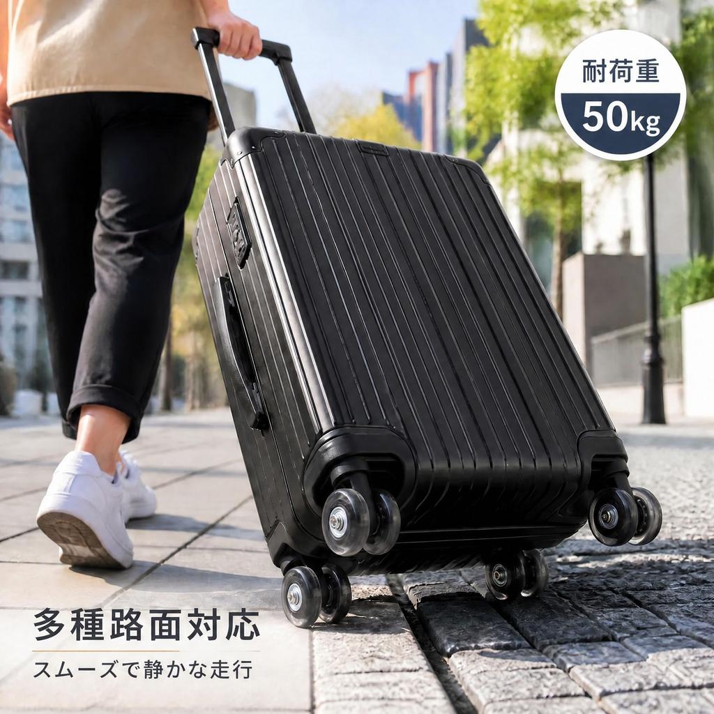 JUNYON Quiet Series Suitcase Tire Kit Service Replacement Wheels For