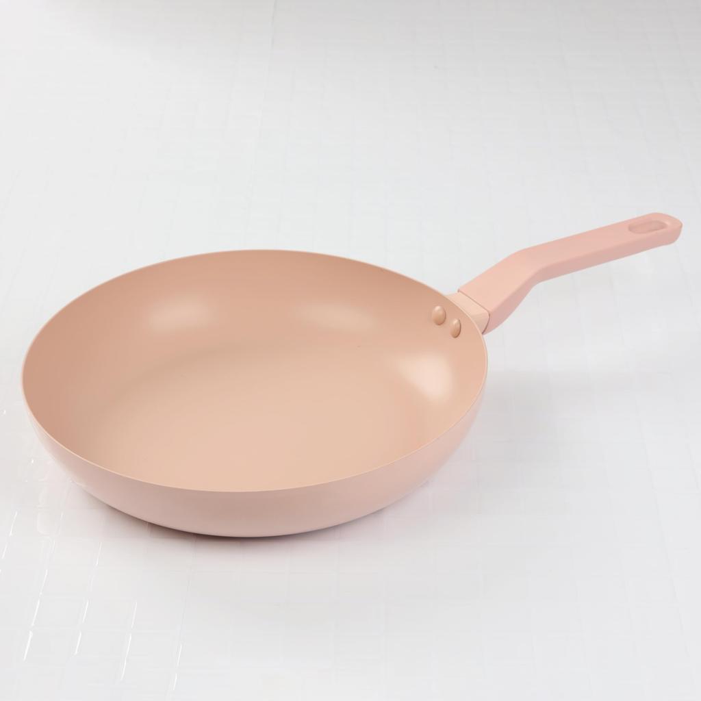 Pearl Metal Rosa Frying Pan, 28cm, Induction Compatible, Fluoropolymer Coating, HC-727