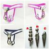 Female Chastity Belt Pants with Anal Vagina Plug Invisible Strap On Stainless Steel Gear Device BSDM Bondage SexToys for Woman