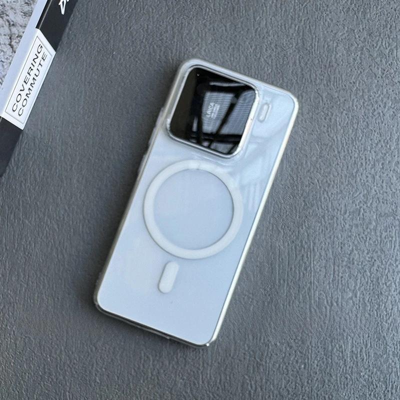Mi15 Hülle Business für Magsafe Hülle für Xiaomi 15 Ultra 15Pro Mi 14 13 Ultra Transparente Stoßfeste Hülle für Xiaomi 14 15 Pro