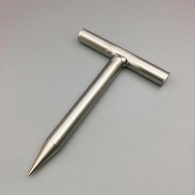 Zaadprikker Handmatig Planten Graven Roestvrij Staal Dispenser Tuin Gereedschap voor Tulp Bloemen