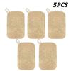 Natural Loofah Sponge Scrubber Reusable Plant Fiber Dish Washing Pad Oil Stain Remover For Kitchen Cleaner With Rope