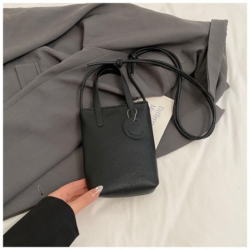 Fashion Solid Color Simple Casual Versatile Summer Popular Fashion Handbag Premium Vertical Shoulder Messenger Bag