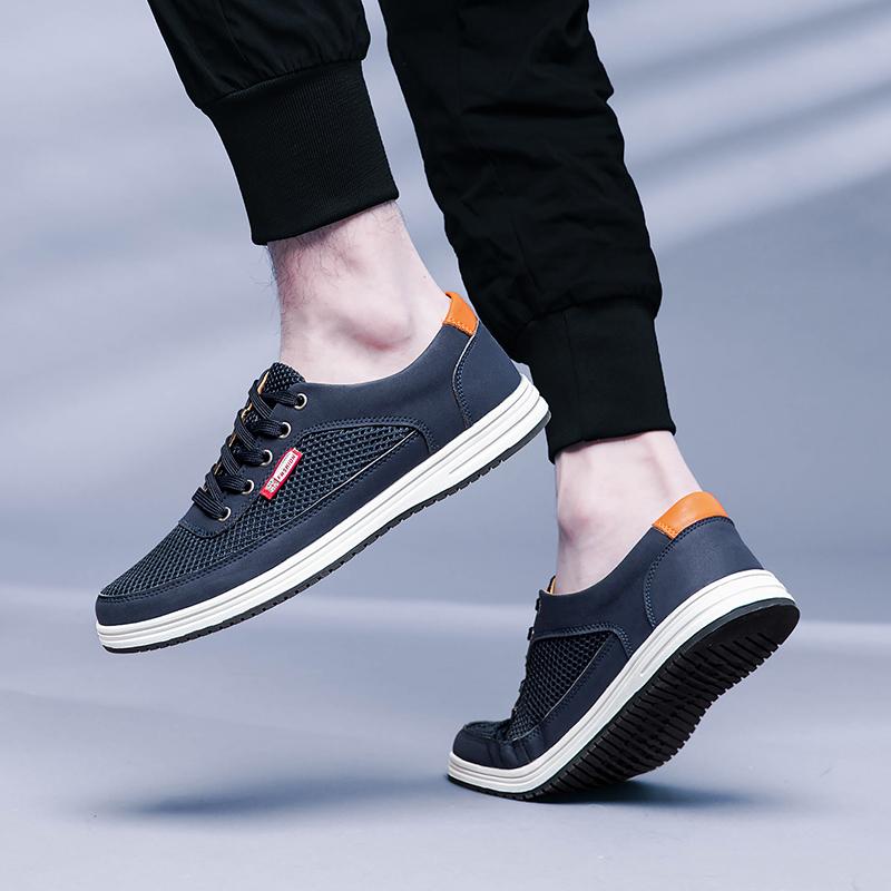 Bequemer Herren-Laufschuh, vielseitig kombinierbare Herren-Schnürsneaker, Marken-Stilvolle Fahrschuhe, Neuankömmling Herren-Vulkanisierschuhe