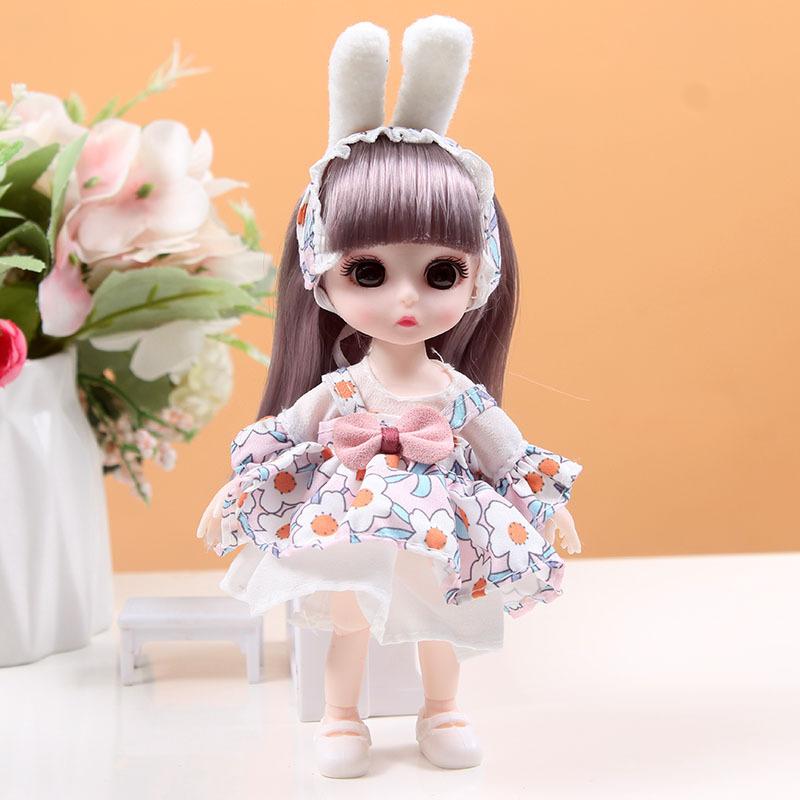 Cute Princess Lolita Doll Set Children Girls Dress Up Play Toy Gift Box