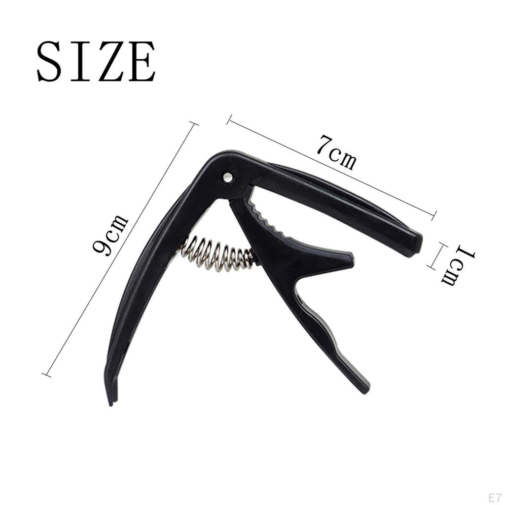 Resin Clamp for Capo Ukulele 4 Strings Soprano Concert Tenor Baritone Light