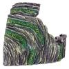 Resin Rock Cave Decoration Hideout Cave Sunbathing Platform for Pet Cages Fish Tanks Mini Amphibians Snake Gecko Money Turtles