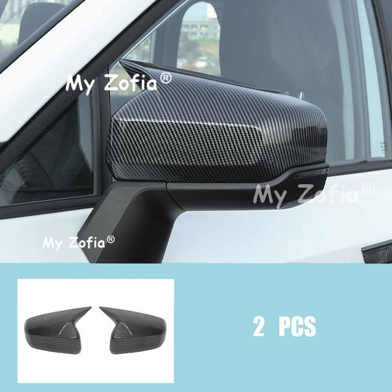 For Toyota RAV4 XA60 2026 2027 Sport Cow Horn Style Rearview Mirror Cover Anti-Scratch Exterior Modification Trim Accessories