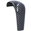 Gear Shift Knob Cover Trim Carbon Fiber Style Decor Replacement for Mazda 3 CX‑30 with Auto Transmission