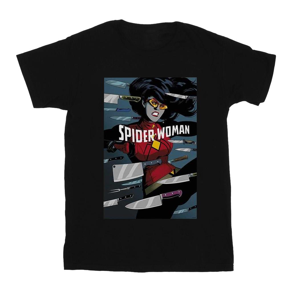 Marvel Mens Spider-Woman Cover T-Shirt