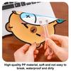 10Pcs Cute Cartoon Capybara Shape Plastic Folding Fan Summer Portable Mini Cooling Fan Student Handheld Fan Kawaii Kid Fan