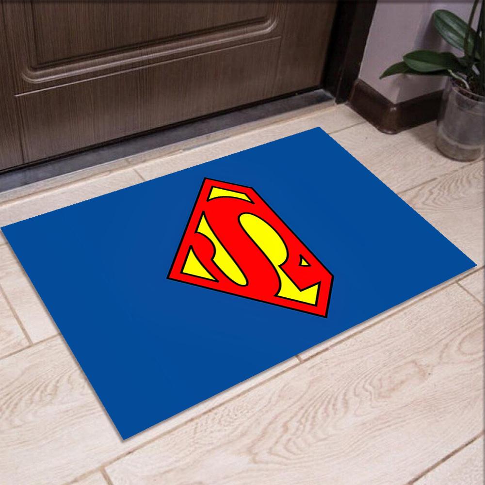 SUPERMAN Printed Carpet Rug for Office Chair Living Room Bedroom Kitchen Room Decor Gifts