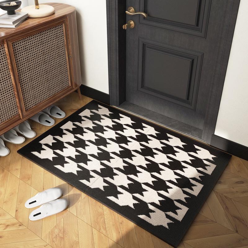 High-End Chinese Style Entrance Doormat: Dirt-Resistant Rug for Front Door, Living Room, Bedroom, or Hallway
