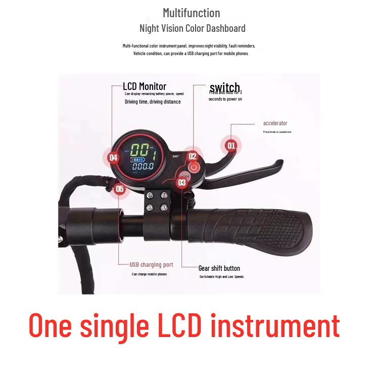 Ultra-Quiet Sine Wave Electric Bicycle Controller, 36V/48V 350W for Mountain Bikes