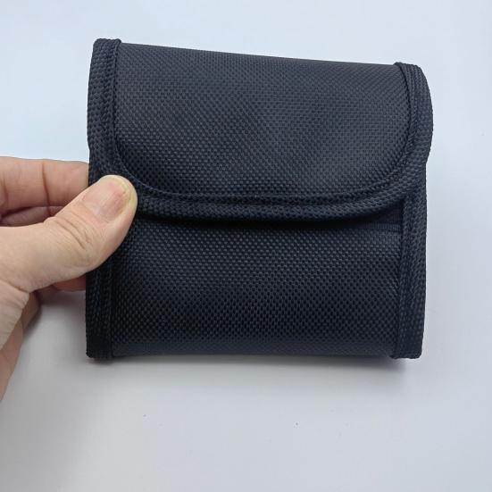Camera Filter Storage Bag with 3 Mesh Pockets Waterproof Shockproof Dustproof Optics Lens ND UV CPL Filter Holder Case Pouch