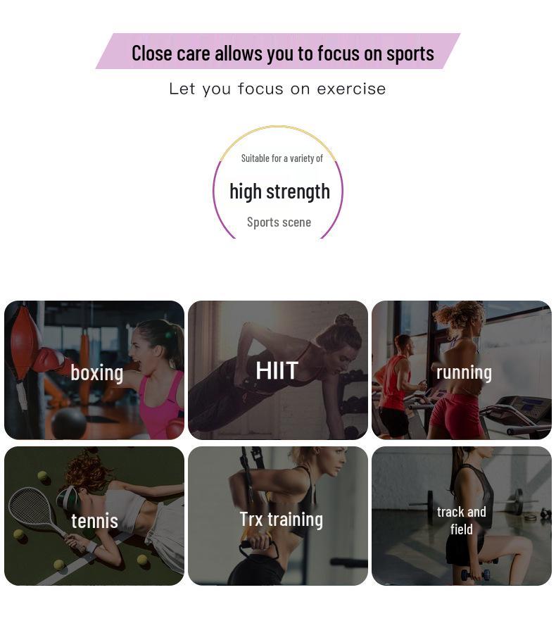 Criss-Cross Back Zipper Sports Bra – Women's Wire-Free Shockproof Yoga & Running Vest