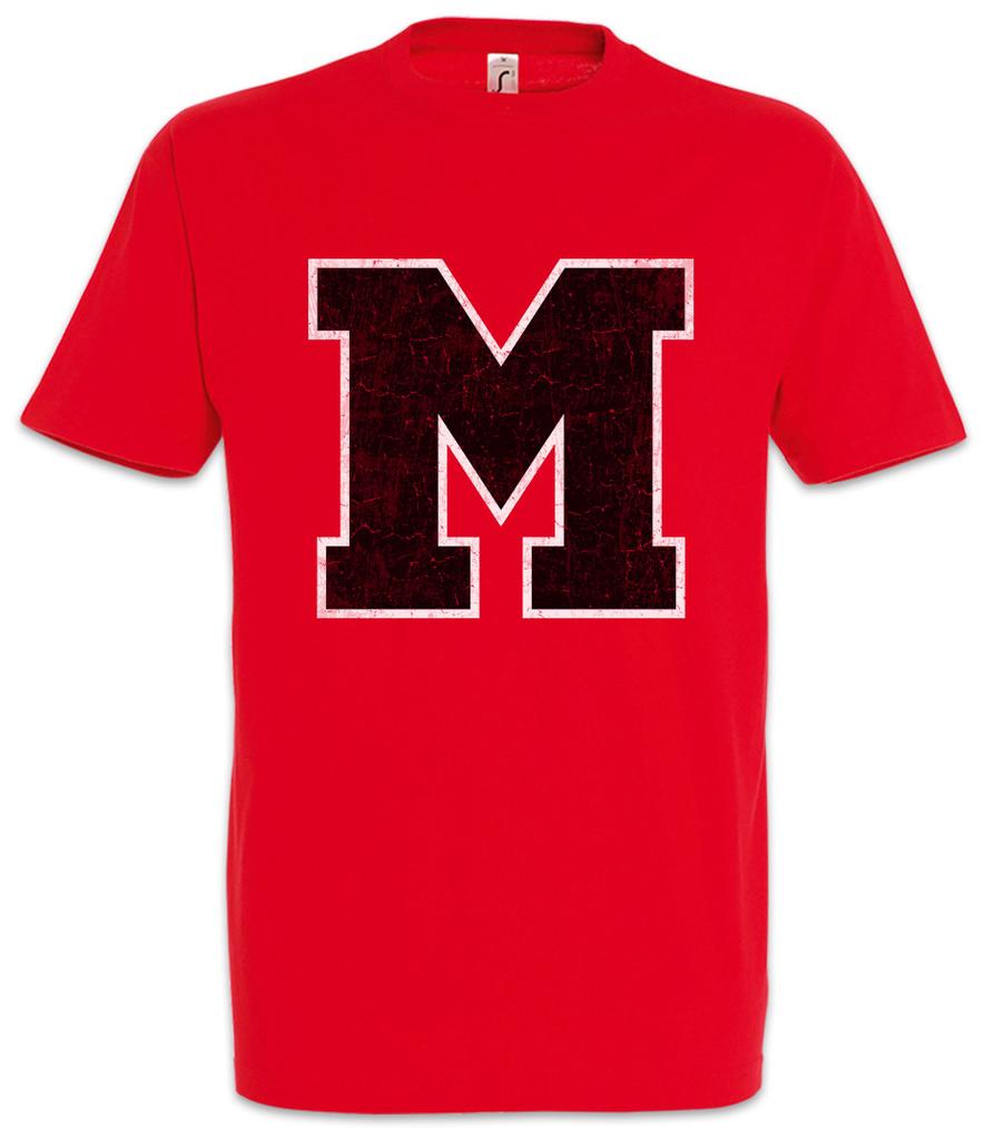 M Team T-Shirt Mens Womens Tees Top Glee McKinley Team Symbol Sign Logo Titans High School