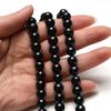 1String, Handmade Round Pearl, 9-10mm, Black Natural Freshwater Pearls Beads for Jewelry Making DIY Necklaces Bracelets Crafts Length 36cm